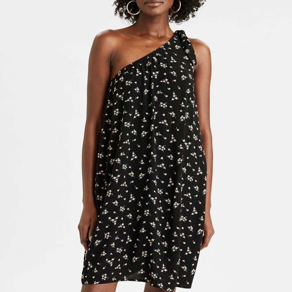 NWT AE one shoulder dress